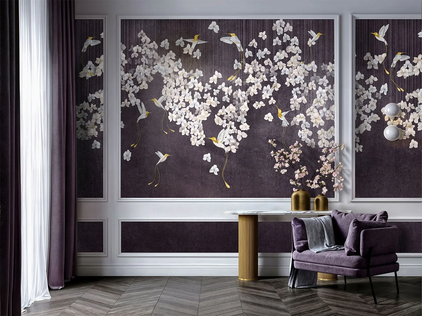 Colibris Wallcraft wallpaper