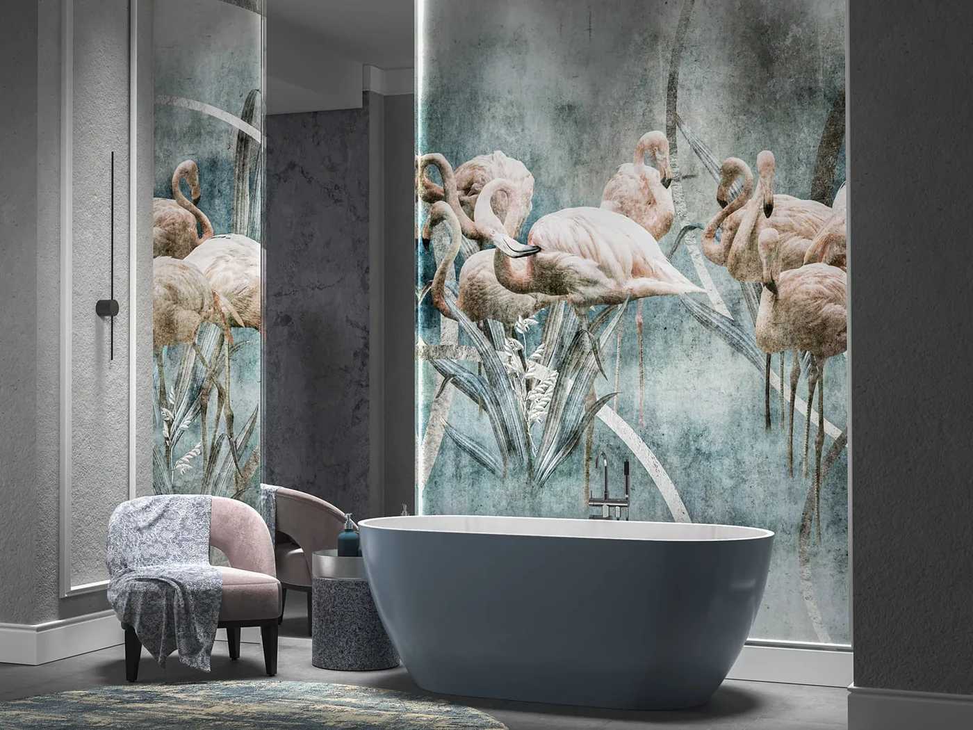 Flamingo Wallcraft wallpaper